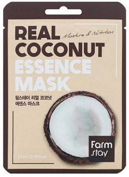 Тканевая маска для лица с экстрактом Кокоса, Farm Stay