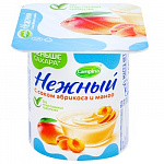 Йогурт с Соком абрикоса и манго 1,2%, Нежный, 100 гр