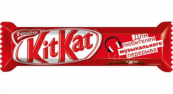 Шоколадный батончик с хрустящей вафлей, KitKat, 40 гр