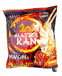 Лапша быстрого приготовления с говядиной Kimchi Chilli, Master Kan, 95 гр