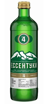 Вода минеральная лечебно-столовая №4 (стекло), Ессентуки, 0,45 л