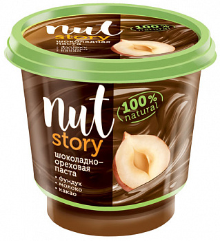 Паста «Nut story» шоколадно-ореховая, Яшкино, 350 гр.