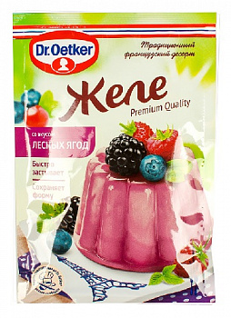 Желе со вкусом Лесных ягод, Dr. Oetker, 45 гр