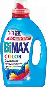 Гель-концентрат для стирки цветных вещей Color, Bimax, 1,5 кг.