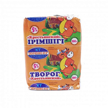 Творог 5%, Зенченко и К, 200 гр