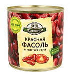 Фасоль красная в томатном соусе Домашние заготовки, Яшкино, 400 мл