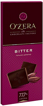 Шоколад «O`Zera» Bitter 77,7%, Яшкино, 90 гр