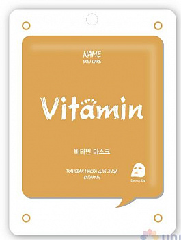Тканевая маска для лица Витамин, Name Skin Care, 1 шт.