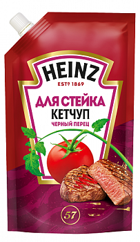 Кетчуп Для стейка Черный перец, Heinz, 320 гр