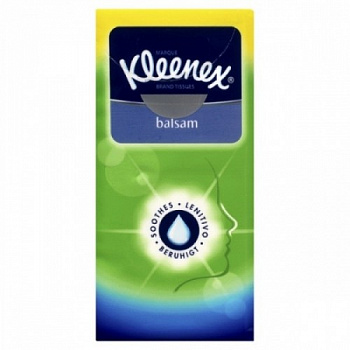 Kleenex balsam бумажные носовые платочки, 10 шт.