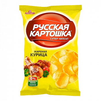 Чипсы Жареная курица, Русская картошка, 150 гр.