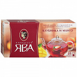 Чайный напиток с ароматом клубники и манго, Принцесса Ява, 25 пакетиков