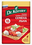 Хлебцы ржаные с семенами льна, Dr.Korner, 100 гр