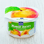 Живой йогурт Персик 1,5%, FoodMaster, 110 гр.