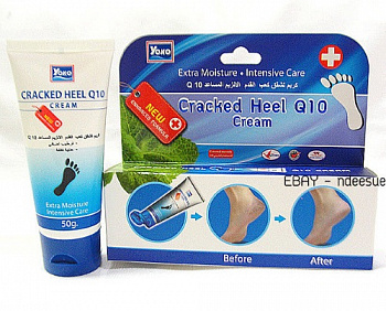 Тайский крем для ног против трещин Cracked Heel Q10 Cream, 50 гр 
