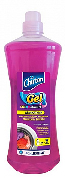 Гель концентрат для стирки деликатных тканей Color&White, Chirton, 1,540 л
