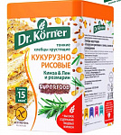 Хлебцы кукурузно-рисовые Киноа-лен-розмарин, Dr.Korner, 100 гр