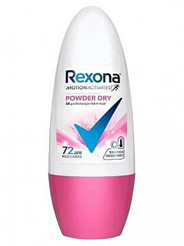 Дезодорант Powder Dry, ролик (жен.), Rexona, 45 мл