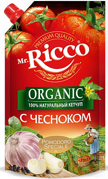 Кетчуп с Чесноком, Mr. Ricco, 350 гр