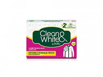 Мыло хозяйственное против пятен, Duru Clean&White, 125 гр