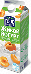 Йогурт питьевой со вкусом абрикоса 2% (тетрапак), FoodMaster, 900 гр