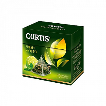 Чай зеленый Fresh Mojito, Curtis, 20 пирамидок