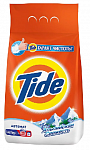 Порошок стиральный автомат для белых и светлых тканей Альпийская свежесть, Tide Аква-пудра, 3 кг.