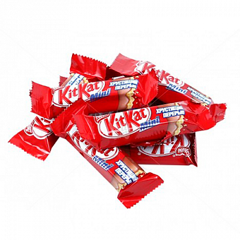 Конфеты шоколадные с хрустящей вафлей, KitKat, 11 штук (200 гр. ± 10 гр.)