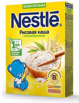 Каша Рисовая безмолочная  с 4 месяцев, Nestle, 200 гр.