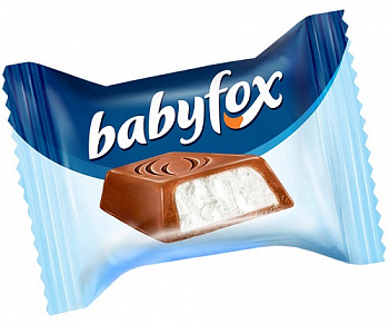 Конфеты Babyfox mini с молочной начинкой, Яшкино, 28 штук (250 гр. ± 10 гр.)