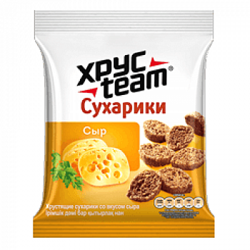 Сухарики Mix Сырный, ХрусTeam, 95 гр.